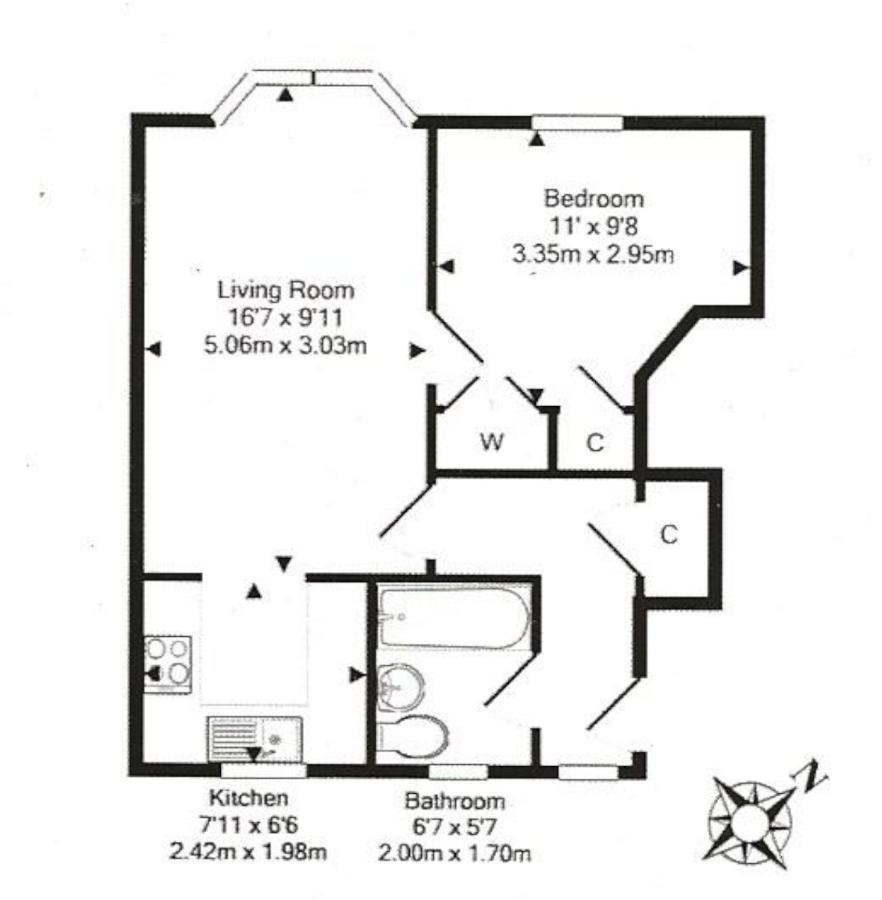 Violet Bank Apartment West End. Эдинбург Экстерьер фото